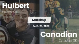 Matchup: Hulbert  vs. Canadian  2020