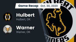 Recap: Hulbert  vs. Warner  2020