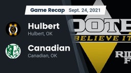 Recap: Hulbert  vs. Canadian  2021