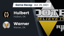 Recap: Hulbert  vs. Warner  2021