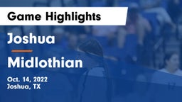 Joshua  vs Midlothian Game Highlights - Oct. 14, 2022