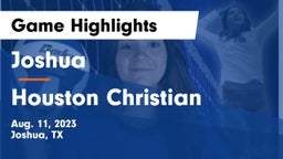 Joshua  vs Houston Christian Game Highlights - Aug. 11, 2023