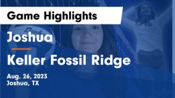 Joshua  vs Keller Fossil Ridge Game Highlights - Aug. 26, 2023