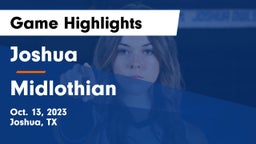 Joshua  vs Midlothian  Game Highlights - Oct. 13, 2023