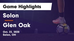 Solon  vs Glen Oak  Game Highlights - Oct. 22, 2020