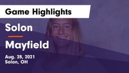 Solon  vs Mayfield  Game Highlights - Aug. 28, 2021