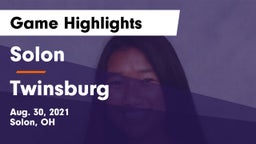 Solon  vs Twinsburg  Game Highlights - Aug. 30, 2021