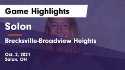 Solon  vs Brecksville-Broadview Heights  Game Highlights - Oct. 2, 2021