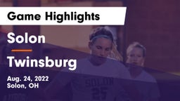 Solon  vs Twinsburg  Game Highlights - Aug. 24, 2022