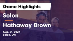 Solon  vs Hathaway Brown  Game Highlights - Aug. 31, 2022