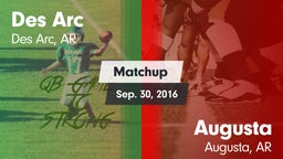 Matchup: Des Arc  vs. Augusta  2016