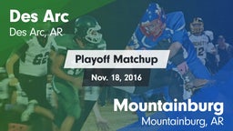 Matchup: Des Arc  vs. Mountainburg  2016