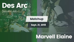 Matchup: Des Arc  vs. Marvell Elaine 2018