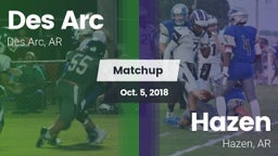 Matchup: Des Arc  vs. Hazen  2018