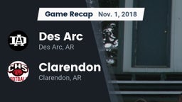 Recap: Des Arc  vs. Clarendon  2018