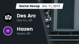 Recap: Des Arc  vs. Hazen  2019