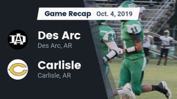 Recap: Des Arc  vs. Carlisle  2019