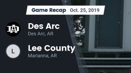 Recap: Des Arc  vs. Lee County  2019