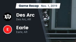 Recap: Des Arc  vs. Earle  2019