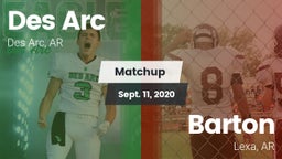 Matchup: Des Arc  vs. Barton  2020