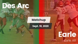 Matchup: Des Arc  vs. Earle  2020