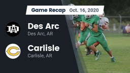 Recap: Des Arc  vs. Carlisle  2020