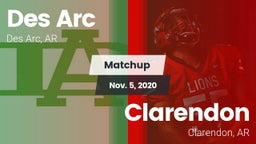 Matchup: Des Arc  vs. Clarendon  2020