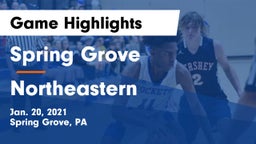 Spring Grove  vs Northeastern  Game Highlights - Jan. 20, 2021