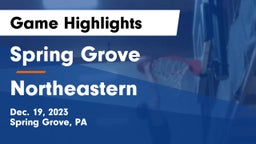 Spring Grove  vs Northeastern  Game Highlights - Dec. 19, 2023