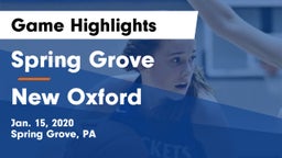 Spring Grove  vs New Oxford  Game Highlights - Jan. 15, 2020