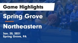 Spring Grove  vs Northeastern  Game Highlights - Jan. 20, 2021