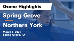 Spring Grove  vs Northern York  Game Highlights - March 3, 2021