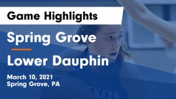 Spring Grove  vs Lower Dauphin  Game Highlights - March 10, 2021