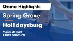 Spring Grove  vs Hollidaysburg  Game Highlights - March 20, 2021
