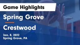 Spring Grove  vs Crestwood  Game Highlights - Jan. 8, 2022