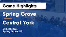 Spring Grove  vs Central York  Game Highlights - Dec. 22, 2023