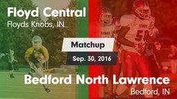 Matchup: Floyd Central High vs. Bedford North Lawrence  2016