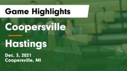 Coopersville  vs Hastings  Game Highlights - Dec. 3, 2021