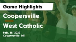 Coopersville  vs West Catholic  Game Highlights - Feb. 18, 2022