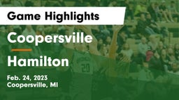 Coopersville  vs Hamilton  Game Highlights - Feb. 24, 2023