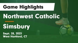 Northwest Catholic  vs Simsbury  Game Highlights - Sept. 28, 2023