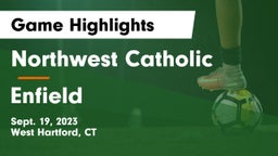 Northwest Catholic  vs Enfield  Game Highlights - Sept. 19, 2023