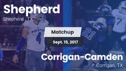Matchup: Shepherd  vs. Corrigan-Camden  2017