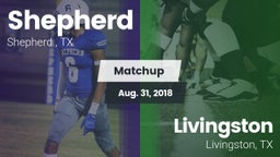 Matchup: Shepherd  vs. Livingston  2018