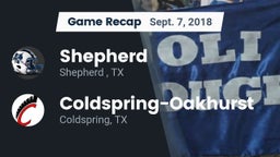 Recap: Shepherd  vs. Coldspring-Oakhurst  2018