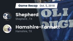 Recap: Shepherd  vs. Hamshire-Fannett  2018