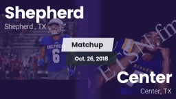 Matchup: Shepherd  vs. Center  2018