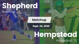 Matchup: Shepherd  vs. Hempstead  2020