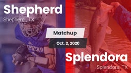 Matchup: Shepherd  vs. Splendora  2020