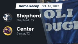 Recap: Shepherd  vs. Center  2020